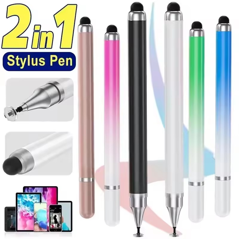 Phone Accessories Android - 2 in 1 Universal Stylus Pen
