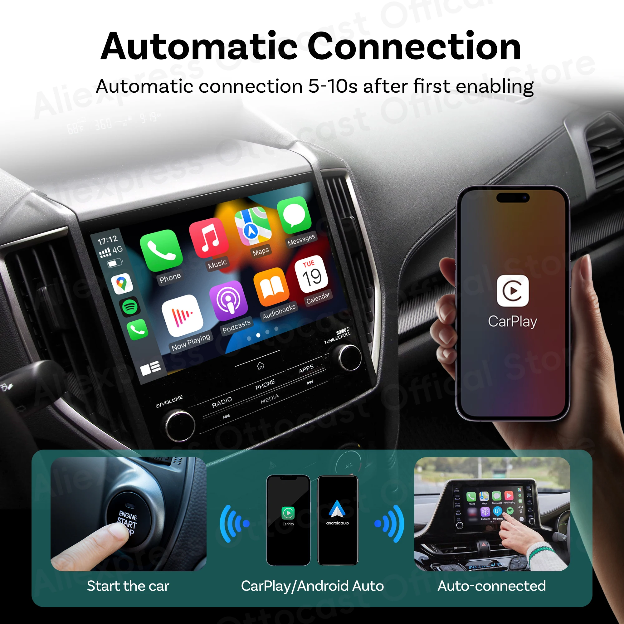 2026 New OTTOCAST MINI Wireles - đánh giá và giá Phone Accessories Organizer