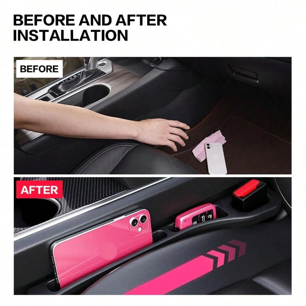 Car Seat Gap Filler Side Seam  - đánh giá và giá Phone Accessories Organizer